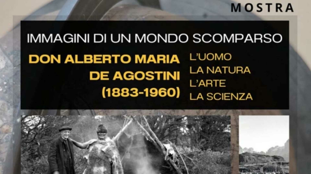 Itália – Abertura da mostra “Imagens de um mundo extinto. O P. Alberto De  Agostini. O homem
